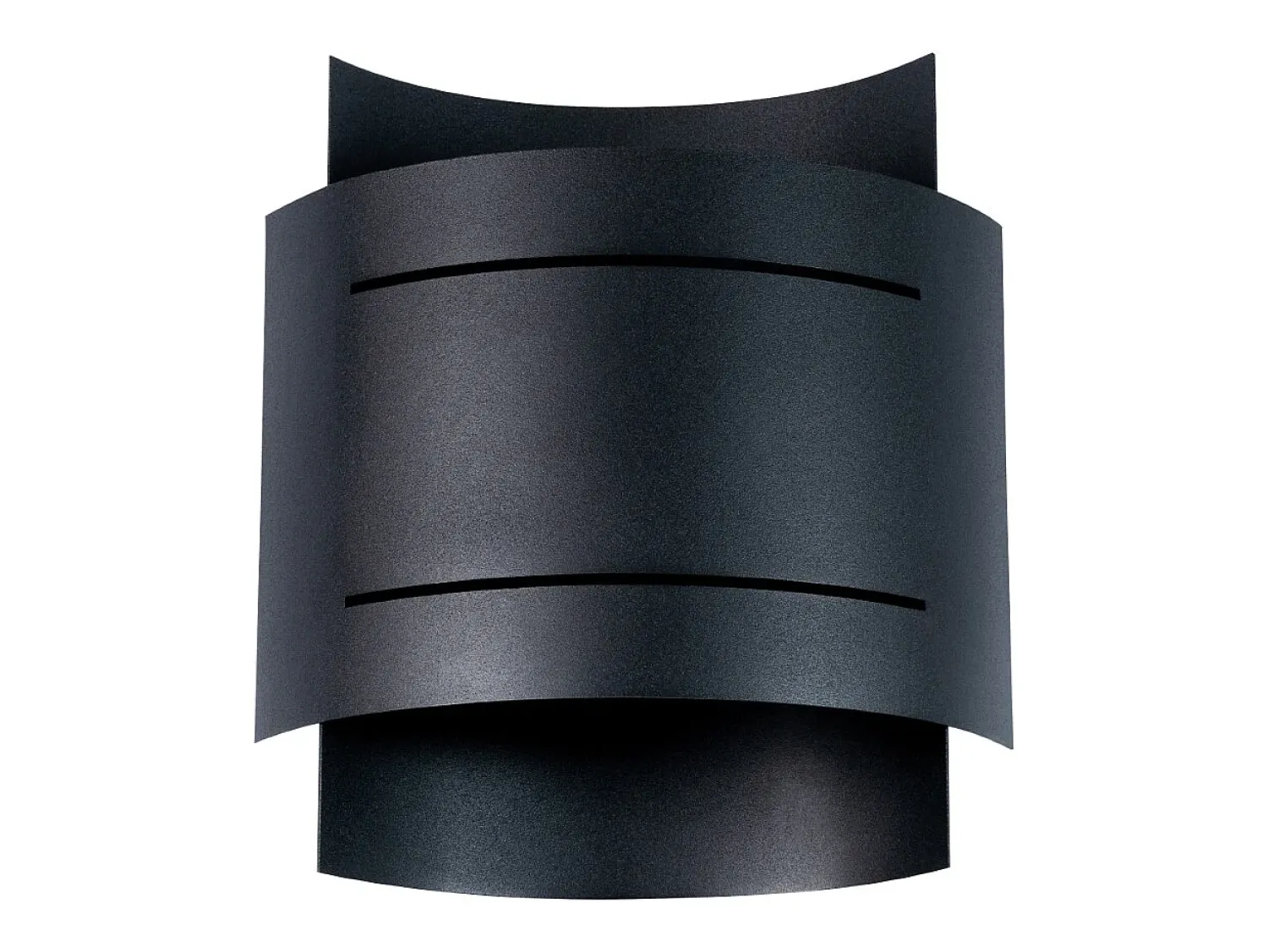 Sollux Lighting Aplique Para Pared^Lámparas de pared Ignisra moderno de acero - 1 fuentes luminosas 4000K - L.21 x A.23 cm - Negro