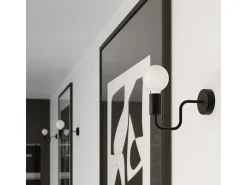 Sale Sollux Lighting Lámparas de pared Infinix industrial de acero - 1 fuentes luminosas 3000K - L.8,5 x A.20 cm - Negro