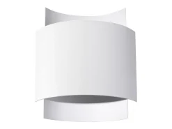 Sollux Lighting Aplique Para Pared^Lámparas de pared Influx industrial de acero - 1 fuentes luminosas 4000K - L.22 x A.23 cm - Blanco