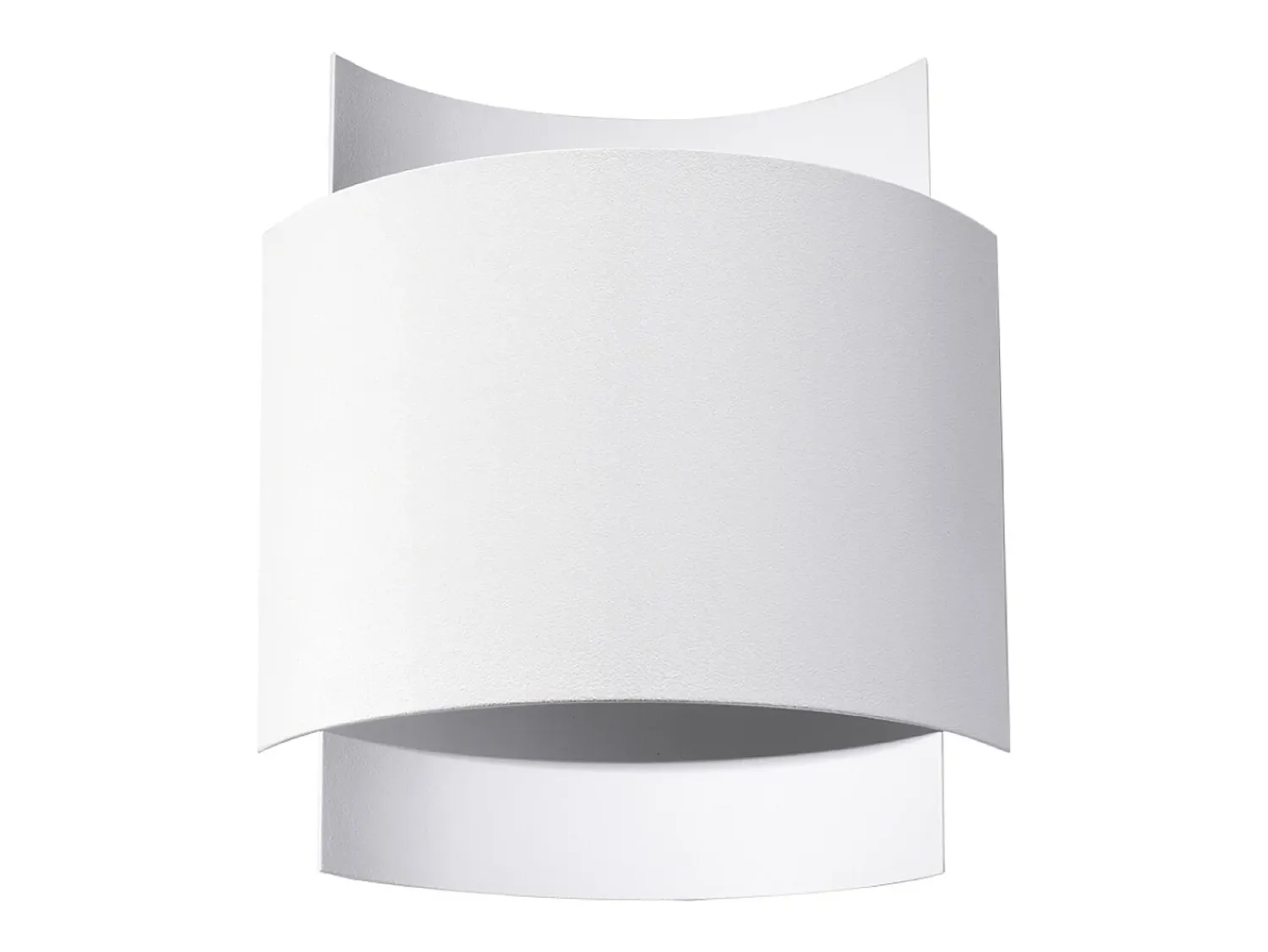 Sollux Lighting Aplique Para Pared^Lámparas de pared Influx industrial de acero - 1 fuentes luminosas 4000K - L.22 x A.23 cm - Blanco