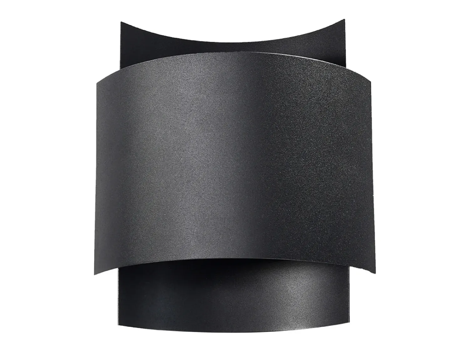 Sollux Lighting Aplique Para Pared^Lámparas de pared Influx industrial de acero - 1 fuentes luminosas 3000K - L.22 x A.23 cm - Negro