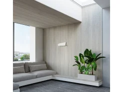 Sollux Lighting Aplique Para Pared^Lámparas de pared Lumivea moderno de acero - 2 fuentes luminosas 4000K - L.40 x A.15 cm - Blanco