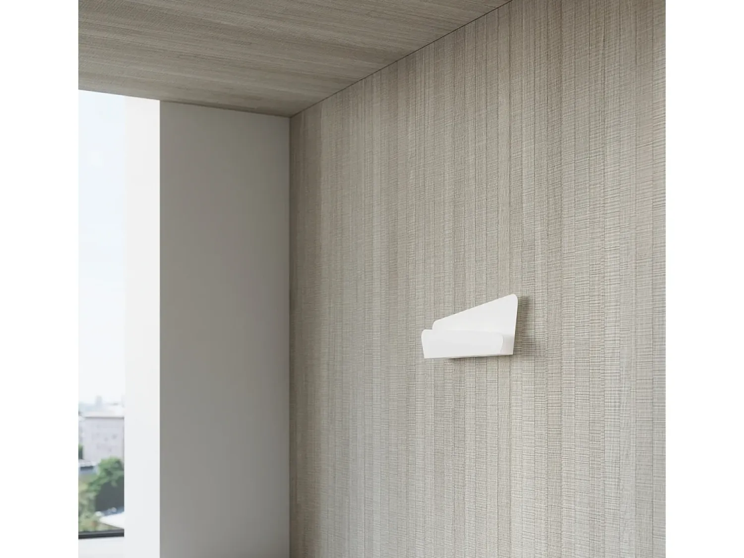 Sollux Lighting Aplique Para Pared^Lámparas de pared Lumivea moderno de acero - 2 fuentes luminosas 4000K - L.40 x A.15 cm - Blanco