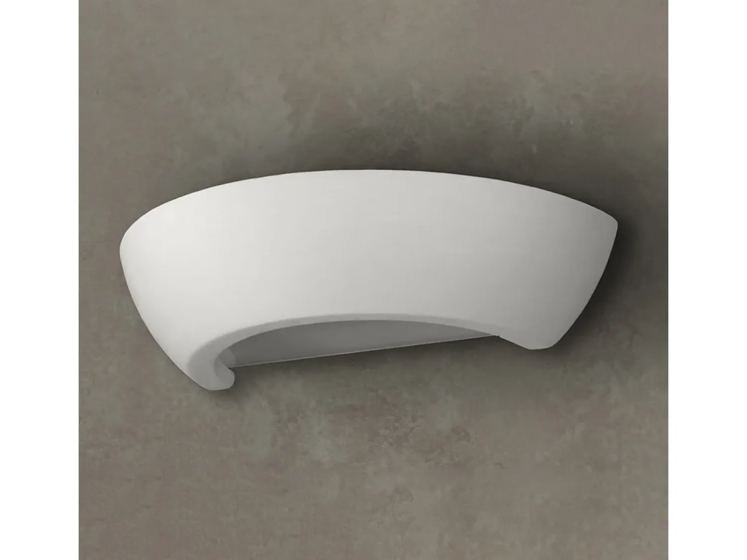 Sollux Lighting Aplique Para Pared^Lámparas de pared Luxis moderno de cerámica/vidrio - 1 fuentes luminosas 3000K - L.34 x A.8 cm - Blanco
