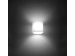 Sollux Lighting Aplique Para Pared^Lámparas de pared Novici moderno de vaso - 1 fuentes luminosas 4000K - L.10 x A.10 cm - Blanco