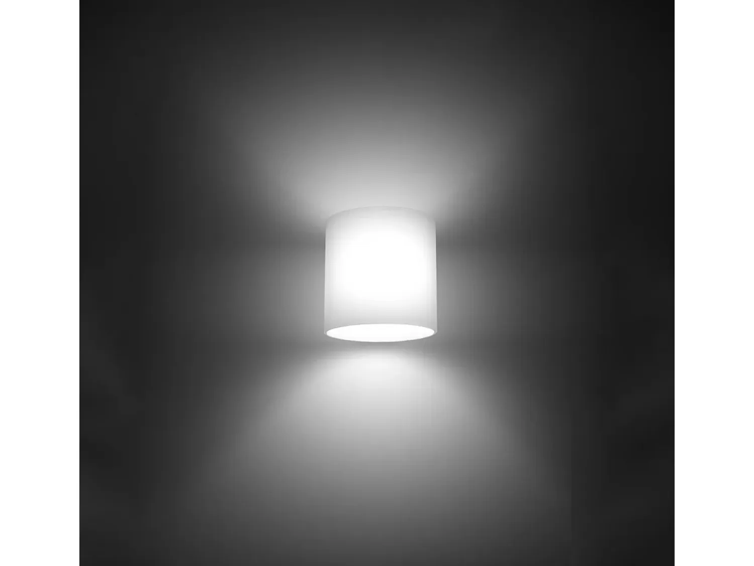 Sollux Lighting Aplique Para Pared^Lámparas de pared Novici moderno de vaso - 1 fuentes luminosas 4000K - L.10 x A.10 cm - Blanco