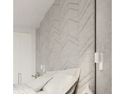Sollux Lighting Aplique Para Pared^Lámparas de pared Nutiq moderno de acero - 1 fuentes luminosas 4000K - L.6 x A.15 cm - Blanco