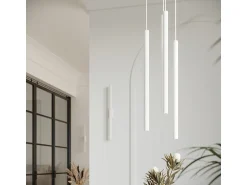 Sollux Lighting Aplique Para Pared^Lámparas De Pared Pastelo Moderno De Acero - 2 Fuentes Luminosas - L.2,5 X A.50 Cm - Blanco