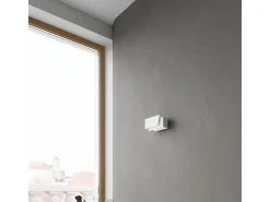 Sollux Lighting Aplique Para Pared^Lámparas De Pared Piegare Moderno De Acero - 1 Fuentes Luminosas - L.20 X A.10 Cm - Blanco