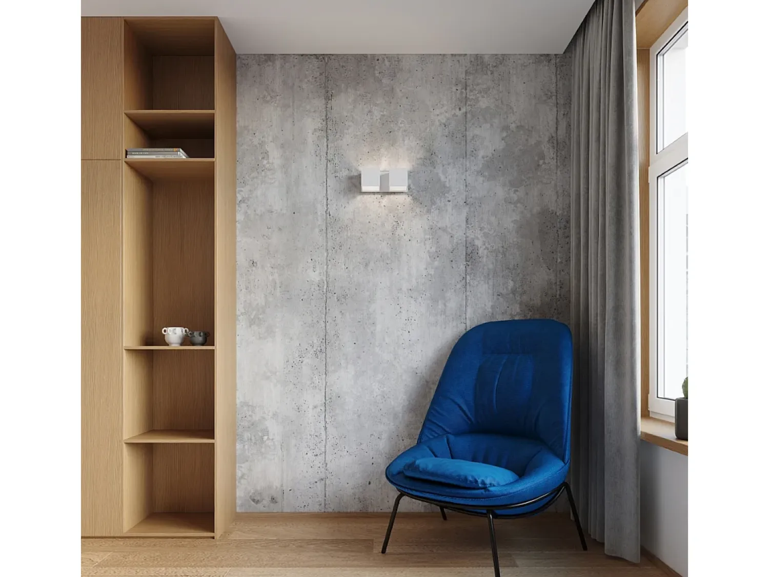 Sollux Lighting Aplique Para Pared^Lámparas de pared Quadx moderno de aluminio - 2 fuentes luminosas 4000K - L.26 x A.11 cm - Blanco
