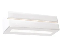 Sale Sollux Lighting Lámparas de pared Solara line moderno de cerámica - 1 fuentes luminosas 4000K - L.32,5 x A.9,5 cm - Blanco
