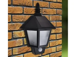 Sale Lámparas de pared solares 2 uds con sensor de movimiento ES949347 Negro