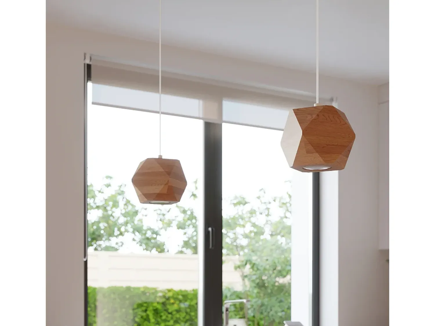 Sollux Lighting Lámparas de pared Timberix escandinavo de madera - 1 fuentes luminosas 4000K - L.12 x A.12 cm - madera natural Color natural claro