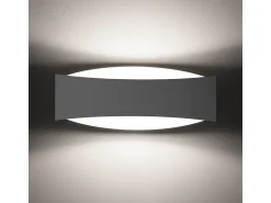 Sollux Lighting Aplique Para Pared^Lámparas De Pared Toni Moderno De Acero - 1 Fuentes Luminosas - L.12 X A.12 Cm - Blanco