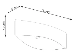 Sollux Lighting Aplique Para Pared^Lámparas De Pared Toni Moderno De Acero - 1 Fuentes Luminosas - L.12 X A.12 Cm - Blanco