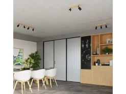 Outlet Sollux Lighting Lámparas De Pared Verdo Moderno De Acero/Madera - 1 Fuentes Luminosas - L.16 X A.16 Cm - Madera Negra Negro