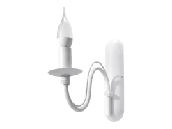 Sollux Lighting Aplique Para Pared^Lámparas de pared Vivow moderno de acero - 1 fuentes luminosas 3000K - L.6 x A.25 cm - Blanco
