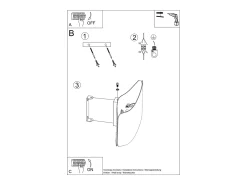 Sollux Lighting Aplique Para Pared^Lámparas de pared Zanila moderno de acero - 1 fuentes luminosas 3000K - L.30 x A.13 cm - Negro