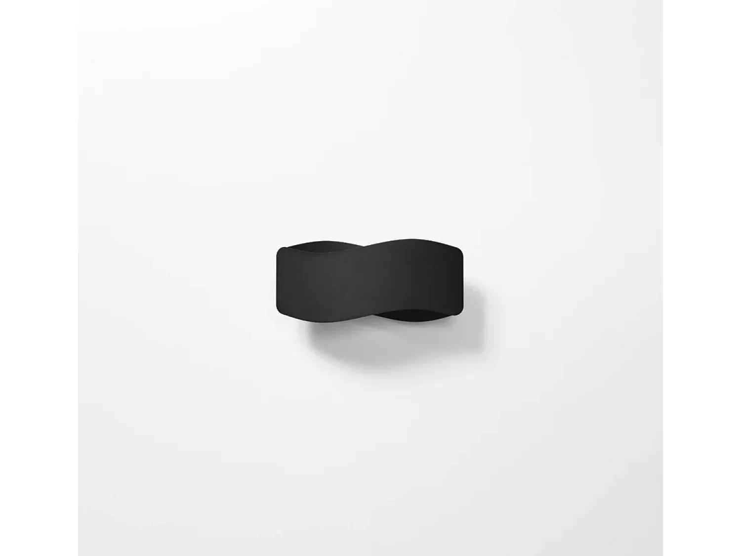 Sollux Lighting Aplique Para Pared^Lámparas de pared Zanila moderno de acero - 1 fuentes luminosas 3000K - L.30 x A.13 cm - Negro
