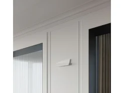 Sollux Lighting Aplique Para Pared^Lámparas de pared Zelira moderno de acero/PVC - 2 fuentes luminosas 4000K - L.40 x A.15 cm - Blanco