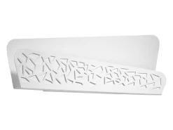 Sollux Lighting Aplique Para Pared^Lámparas de pared Zelira moderno de acero/PVC - 2 fuentes luminosas 3000K - L.40 x A.15 cm - Blanco
