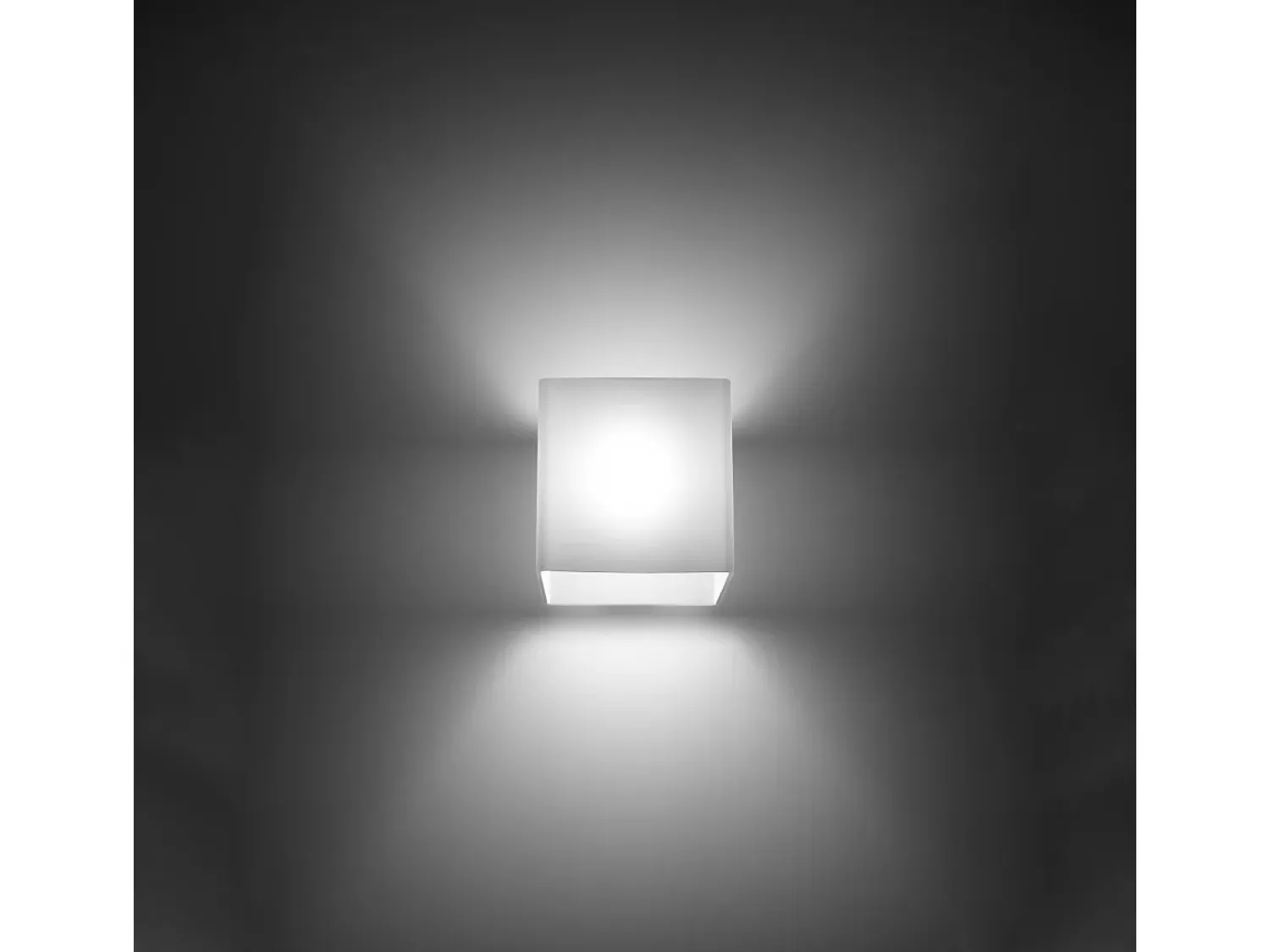 Sollux Lighting Aplique Para Pared^Lámparas de pared Zinalo moderno de vaso - 1 fuentes luminosas 4000K - L.10 x A.10 cm - Blanco