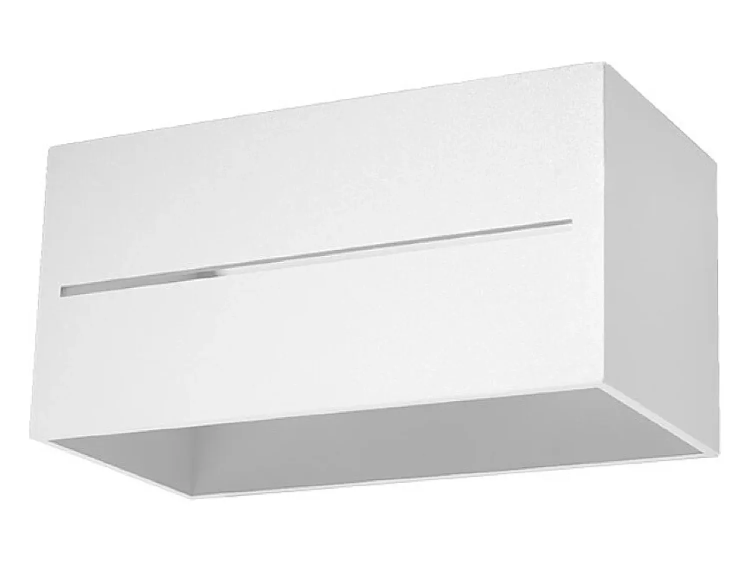 Sollux Lighting Aplique Para Pared^Lámparas de pared Zorbo maxi moderno de aluminio - 2 fuentes luminosas 4000K - L.20 x A.10 cm - Blanco