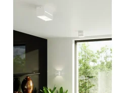 Sollux Lighting Aplique Para Pared^Lámparas de pared Zorbo maxi moderno de aluminio - 2 fuentes luminosas 4000K - L.20 x A.10 cm - Blanco