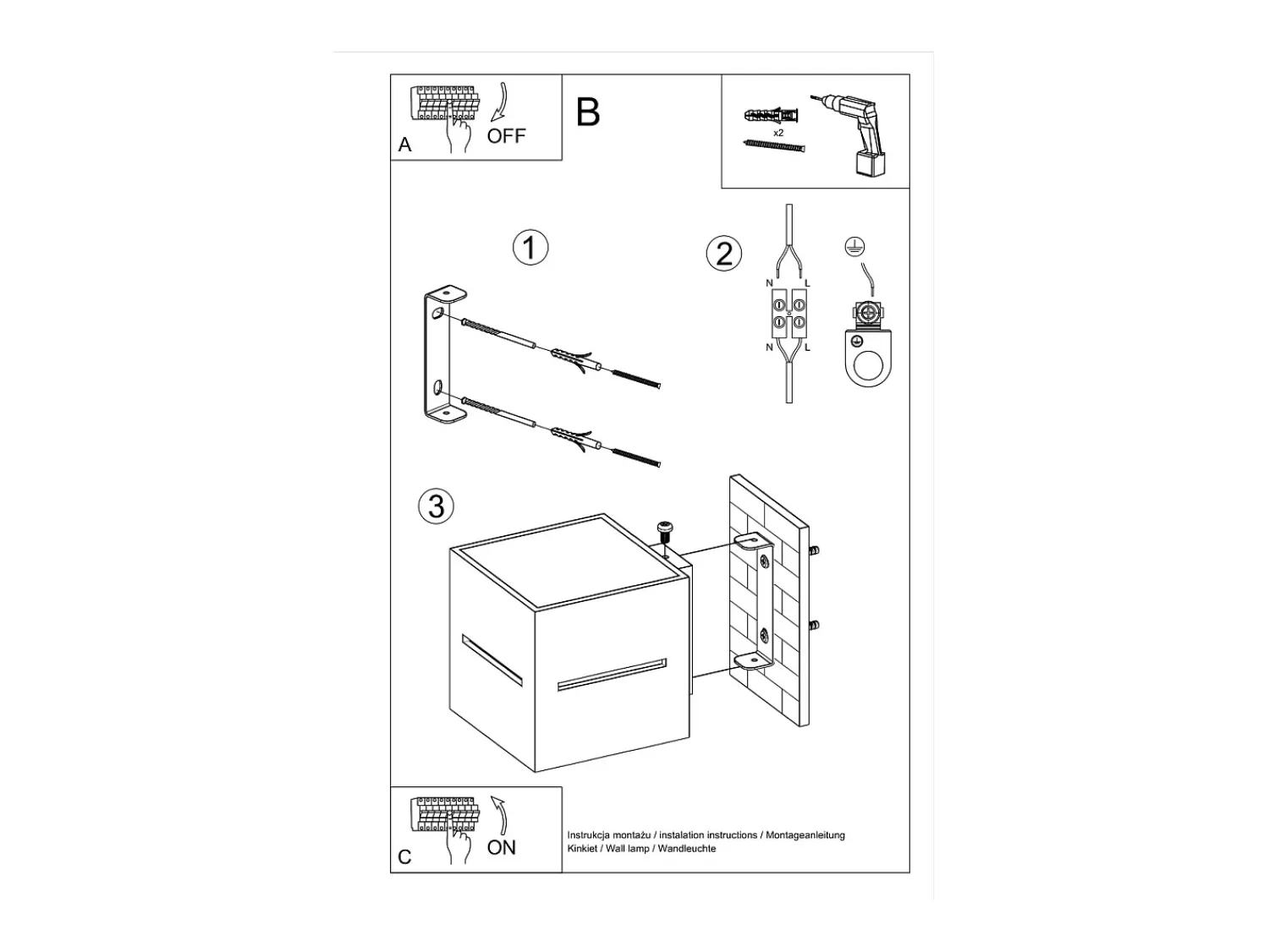 Sollux Lighting Aplique Para Pared^Lámparas de pared Zorbo moderno de aluminio - 1 fuentes luminosas 3000K - L.10 x A.10 cm - Gris