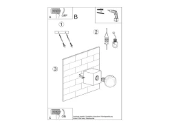 Sollux Lighting Aplique Para Pared^Lámparas de pared Zxina escandinavo de madera - 1 fuentes luminosas 4000K - L.10 x A.10 cm - madera natural Color natural claro