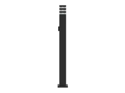 Lámparas de pie de exterior con enchufe 3 piezas 110 cm aluminio negro 02_0042569