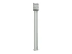 Lámparas de pie de exterior plateadas de 3 piezas 110 cm acero inoxidable Plata 02_0042556