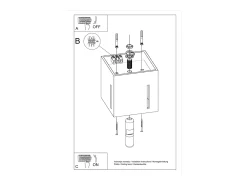 Best Sollux Lighting Lámparas de techo Luminara moderno de aluminio - 1 fuentes luminosas 3000K - L.10 x A.10 cm - Gris
