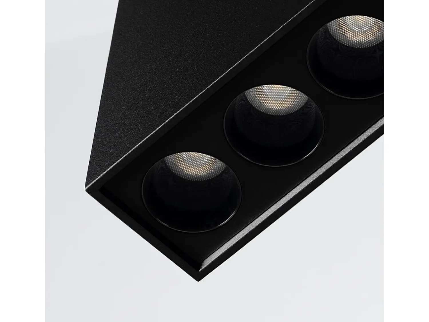 Sollux Lighting Plafón^Lámparas De Techo Sole Minimalista De Aluminio - 5 Fuentes Luminosas - L.13,7 X A.8,3 Cm - Negro