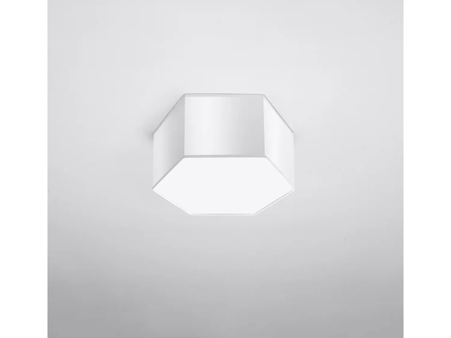 Best Sollux Lighting Lámparas de techo Solinia moderno de CLORURO DE POLIVINILO - 2 fuentes luminosas 3000K - L.30,5 x A.15,5 cm - Blanco