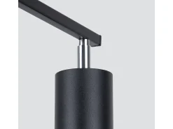 Sollux Lighting Plafón^Lámparas de techo Torim minimalista de acero - 3 fuentes luminosas 3000K - L.46 x A.20 cm - Negro