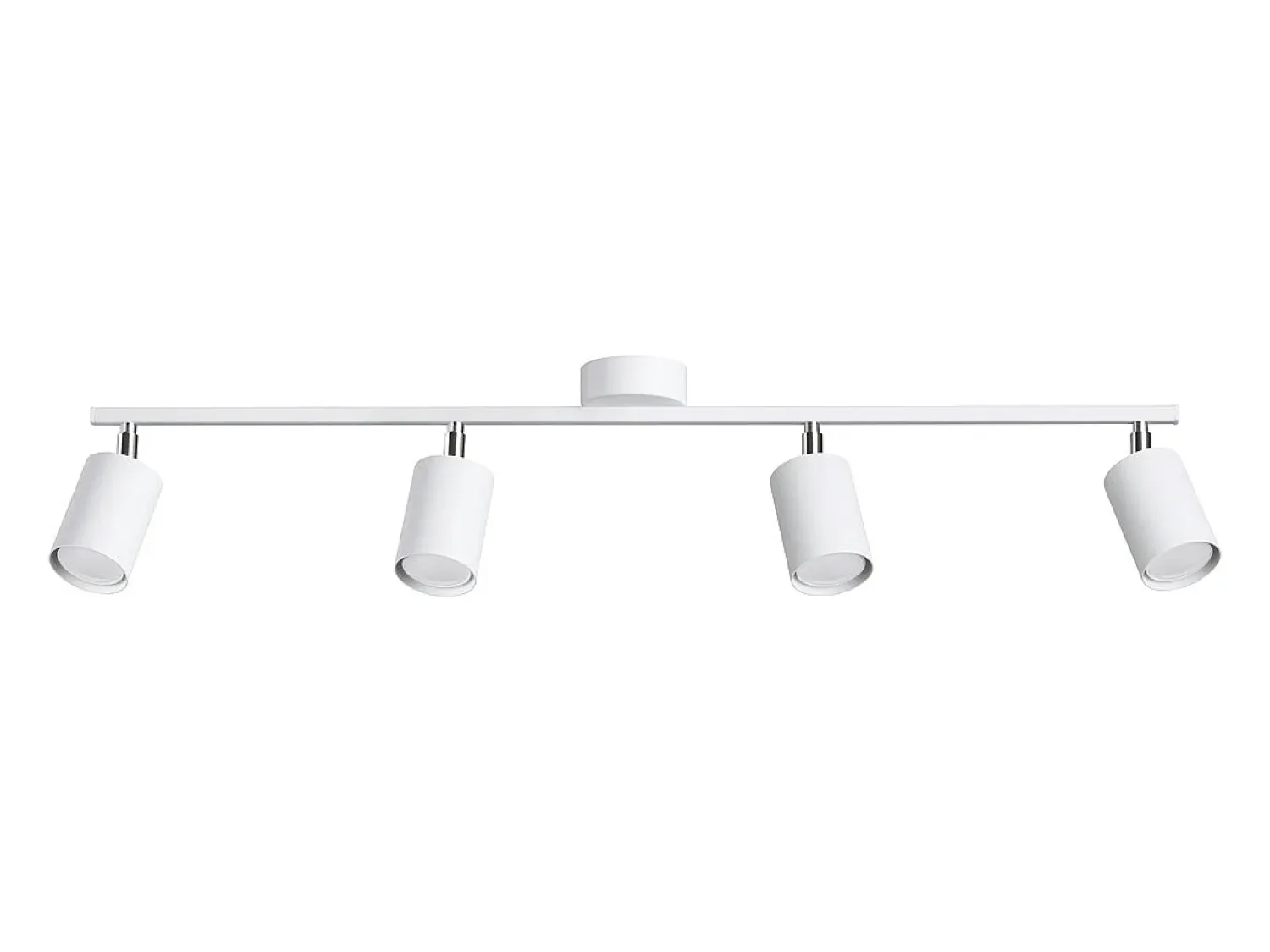 Sollux Lighting Plafón^Lámparas de techo Torim moderno de acero - 4 fuentes luminosas 3000K - L.100 x A.20 cm - Blanco