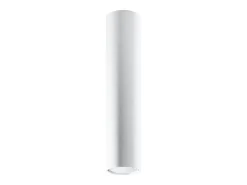 Sollux Lighting Plafón^Lámparas de techo Toris moderno de acero - 1 fuentes luminosas 4000K - L.6 x A.40 cm - Blanco