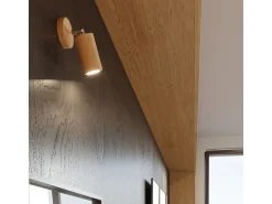 Sollux Lighting Plafón^Lámparas de techo Vorix escandinavo de madera - 3 fuentes luminosas 4000K - L.45 x A.20 cm - madera natural Color natural claro