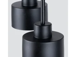Sollux Lighting Plafón^Lámparas de techo Zavros moderno de acero - 3 fuentes luminosas 4000K - L.32 x A.29 cm - Negro