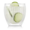 Bodum Vaso^Lote 2 Vasos Doble Pared 20cl Pavina Rayados