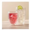 Clearance Bodum Lote 2 Vasos Doble Pared 32cl Pavina Rayados - Set 2 Vasos 12249-10
