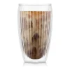 Lote 2 Vasos Doble Pared 45cl Pavina Rayados Bodum