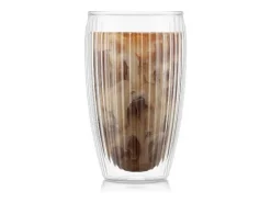 Lote 2 Vasos Doble Pared 45cl Pavina Rayados Bodum