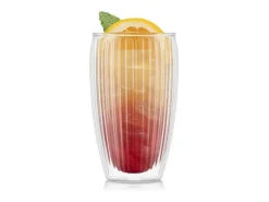Lote 2 Vasos Doble Pared 45cl Pavina Rayados Bodum