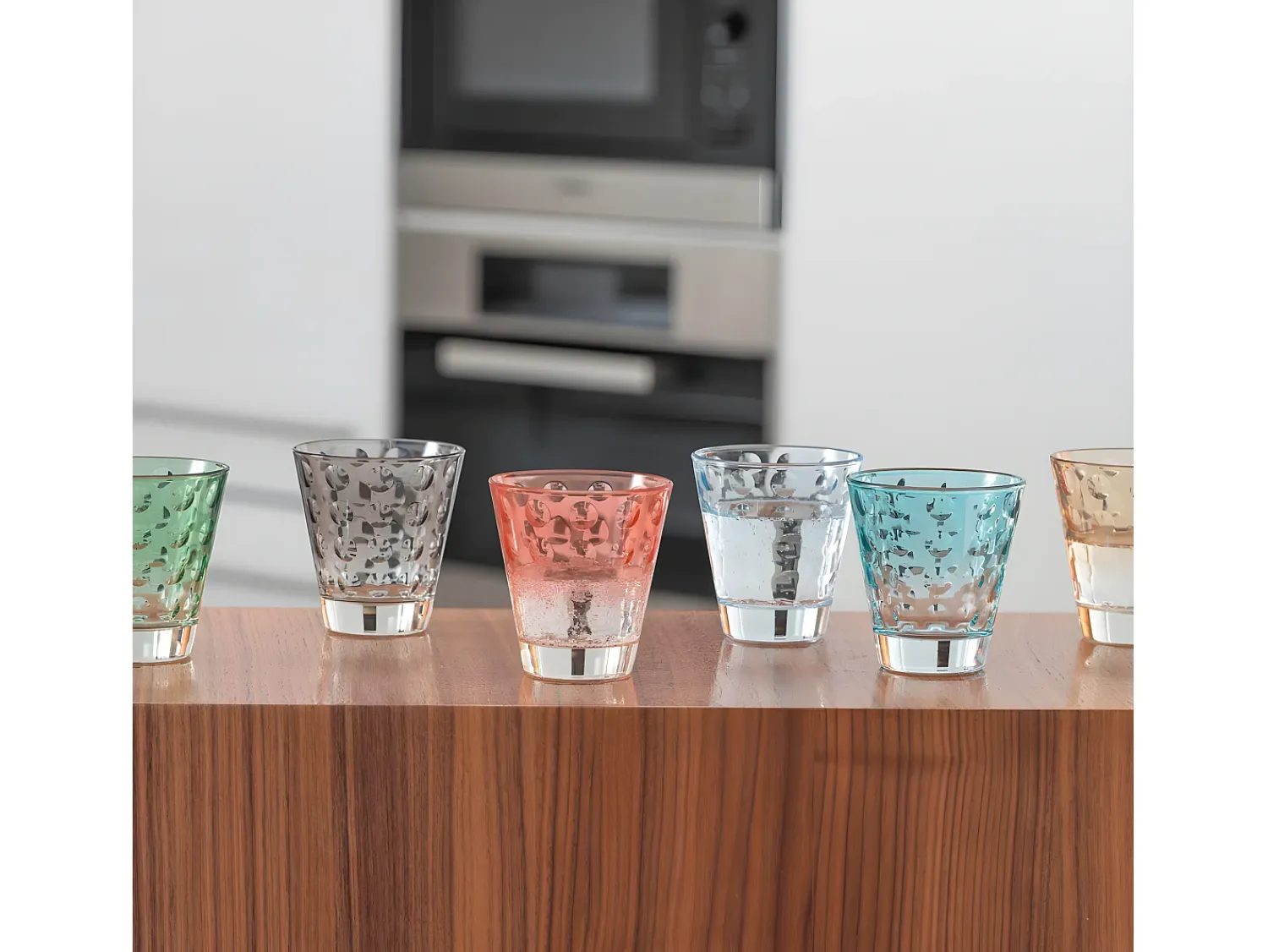 Discount Leonardo Lote de 6 vasos de colores 215 ml vaso multicolor
