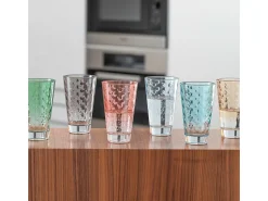 Leonardo Vaso^Lote de 6 vasos de colores 300ml multicolor