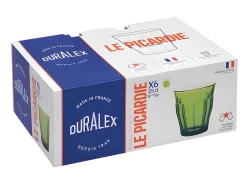 Discount Duralex Lote de 6 Vasos Picardie Jungle 25 cl Verde