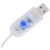vidaxl Guirnalda Luminosa^Luces estrella y luna 138 LEDs azul con control remoto