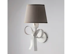 Aplique Para Pared^Lucy - Aplique Shabby de hierro lacado blanco 1 luz .16 - P.19 - BL184-AP1-BCO Blanco roto